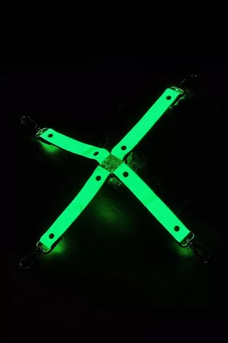 Radiant Hog Tie Kötöző Foszforeszkáló Zöld 4 Kampóval Nikkelymentes