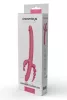 Essentials Vibrátor Többszörös stimuláció, 10 vibrációs mód, USB-töltés 40 cm rózsaszín