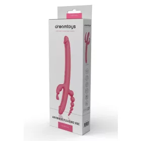   Essentials Vibrátor Többszörös stimuláció, 10 vibrációs mód, USB-töltés 40 cm rózsaszín