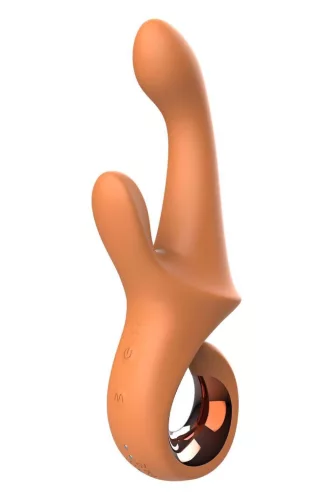 Glam Vibrátor Duo G-pont masszázs 22,7 cm fekete