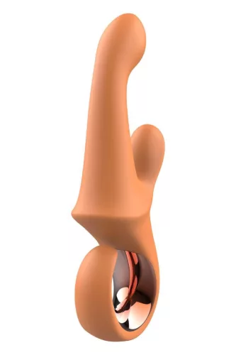 Glam Vibrátor Duo G-pont masszázs 22,7 cm fekete