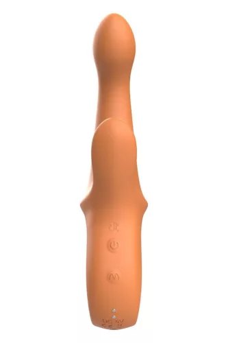 Glam Vibrátor Duo G-pont masszázs 22,7 cm fekete