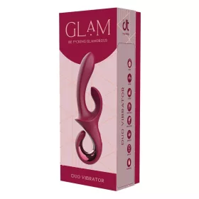   Glam Duo Vibrátor Kettős rezgés, 3 sebesség, 7 ritmus 22,7 cm fekete