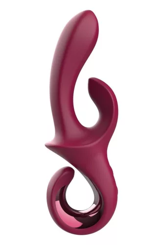 Glam Duo Vibrátor Kettős rezgés, 3 sebesség, 7 ritmus 22,7 cm fekete