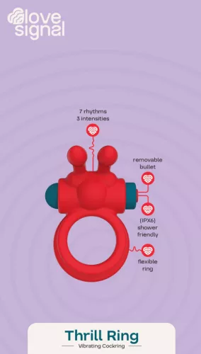 Dreamtoys Péniszgyűrű Rezgő, 3 fokozat, 7 mód USB-töltés 6,2 cm vízálló fekete