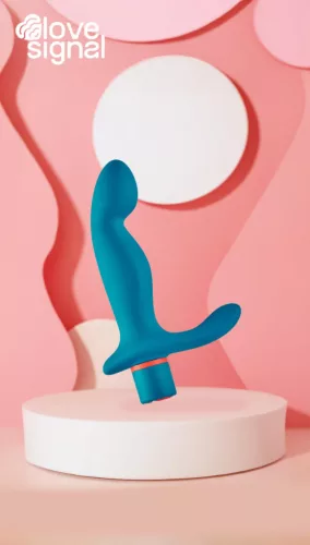 Dreamtoys prosztata masszírozó intenzív rezgés, USB töltés, 15 cm fekete