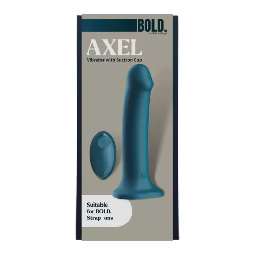 Bold Axel Vibrátor G-pont stimuláló, 7 ritmus, távirányítós 20 cm fekete