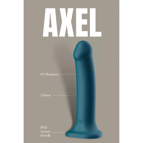 Bold Axel Vibrátor G-pont stimuláló, 7 ritmus, távirányítós 20 cm fekete