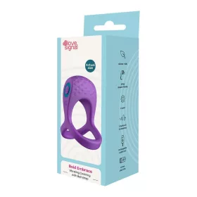   Love Signal Vibráló péniszgyűrű zsinórral 10 funkció USB töltő fekete