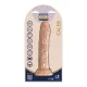 Mister Dixx Dildó Ultra-realisztikus, rugalmas, tapadókorongos 20 cm fekete