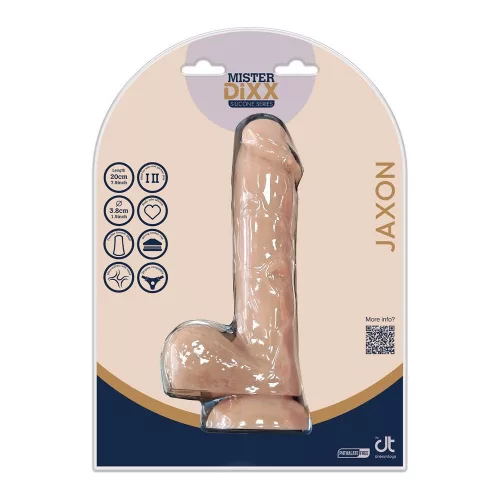 Mister Dixx Dildó Ultra-realisztikus, Elasztikus, Tapadókorongos 20 cm Szilikon