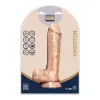 Mister Dixx Dildó Realisztikus, rugalmas tapadókoronggal 22 cm szilikon