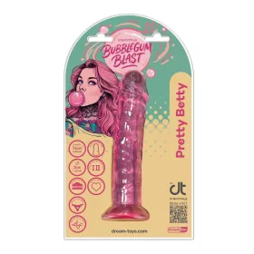   Pretty Betty Dildó Rugalmas, tapadós talp 16 cm rózsaszín