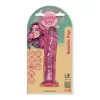 Bubble Pop Dildó Reális erezet, Rugalmas, Tapadókorong 18 cm Rózsaszín