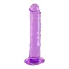 Candy Kelly Dildó Realisztikus, rugalmas, tapadókorongos 19 cm lila