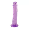 Candy Kelly Dildó Realisztikus, rugalmas, tapadókorongos 19 cm lila