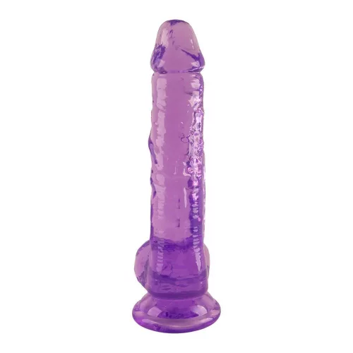 Funky Fizz Dildó Tapadókoronggal, Realisztikus 19 cm Lila