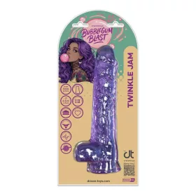 Twinkle Jam Dildó Rugalmas, tapadós talp 22 cm lila