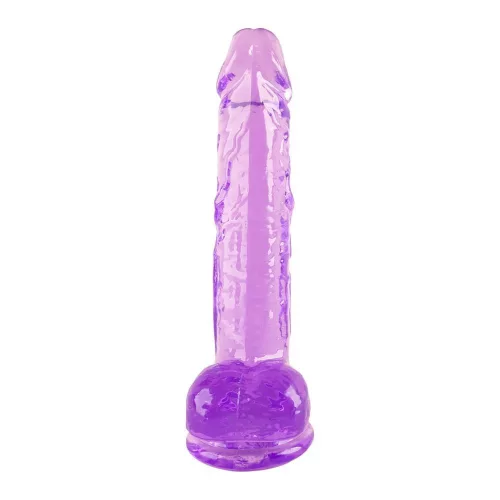 Candy Twist Dildó Elasztikus, Realisztikus, Tapadókorongos 24 cm lila
