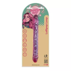   Lollipop Loop Dupla Dildó Rugalmas, Realisztikus 25 cm Rózsaszín