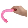 Lollipop Loop Dupla Dildó Rugalmas, Realisztikus 25 cm Rózsaszín