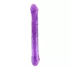 Lollipop Loop dupla dildo dupla penetrációhoz, rugalmas, 25 cm, lila félátlátszó