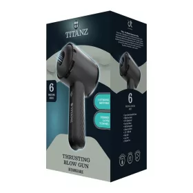   Titanz automata maszturbátor rázó és vibráló funkció 21,5 cm fekete