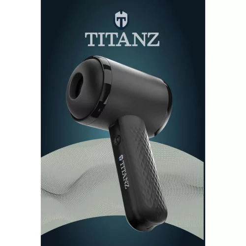 Titanz automata maszturbátor rázó és vibráló funkció 21,5 cm fekete