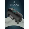 Titanz Automata Maszturbátor Zacskló Rotáció Rezgés 15 cm Fekete
