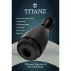 Titanz automata maszturbátor zaszívás, légpárnás szorítás, rezgés 27,5 cm fekete