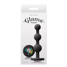 Glams Hüvelygolyó Szilikon, vízálló 11 cm fekete