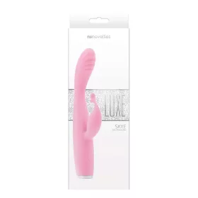   Luxe Rabbit vibrátor Többsebességes, Újratölthető, Vízálló 18,7 cm Rózsaszín