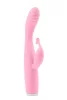 Luxe Rabbit vibrátor Többsebességes, Újratölthető, Vízálló 18,7 cm Rózsaszín