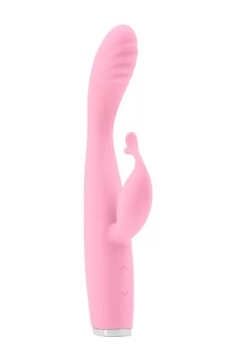 Luxe Rabbit vibrátor Többsebességes, Újratölthető, Vízálló 18,7 cm Rózsaszín