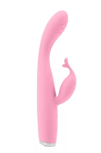 Luxe Rabbit vibrátor Többsebességes, Újratölthető, Vízálló 18,7 cm Rózsaszín