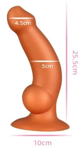 Silicone Stoopy L – prémium szilikon dildó 15 x 5 cm