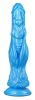 Crocodile Dildo – prémium kék, 24 cm-es vízálló eszköz