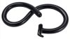 Mega Snake – hosszú, fekete premium dildó 100 x 3 cm