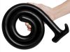 Mega Snake – hosszú, fekete premium dildó 100 x 3 cm
