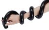 Mega Snake – hosszú, fekete premium dildó 100 x 3 cm
