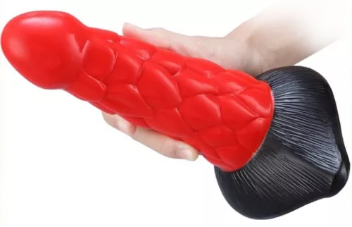 Monster Scales – prémium dildó 16 cm hosszú, 6 cm átmérőjű
