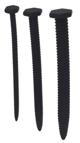Prémium szilikon húgycső tágítók - 3 db, 14,5 cm, 6-13 mm