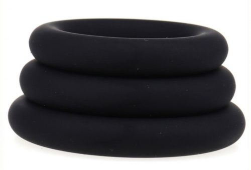 Hármas szilikon péniszgyűrű készlet – prémium élvezetért