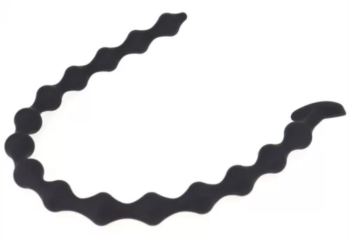 Hosszú, vékony gyöngyös dildo - 55 x 2,3 cm
