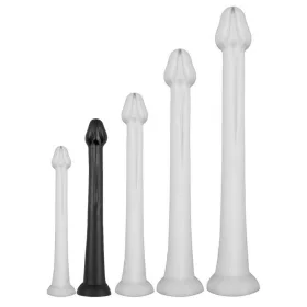   Whale Dildo M – hosszú, gyönyörű dildó 40 cm-ig, fekete
