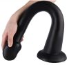 Whale Dildo M – hosszú, gyönyörű dildó 40 cm-ig, fekete