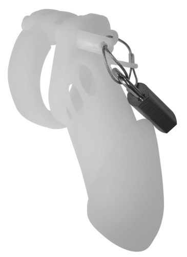 Silicone Chastity Cage Bran – prémium szilikon zárgép, piros