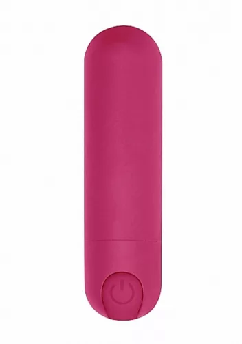 Mini vibrátor 10 mód, USB töltés, vízálló 7,7 cm rózsaszín