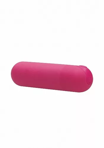 Mini vibrátor 10 mód, USB töltés, vízálló 7,7 cm rózsaszín