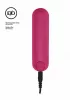 Mini vibrátor 10 mód, USB töltés, vízálló 7,7 cm rózsaszín